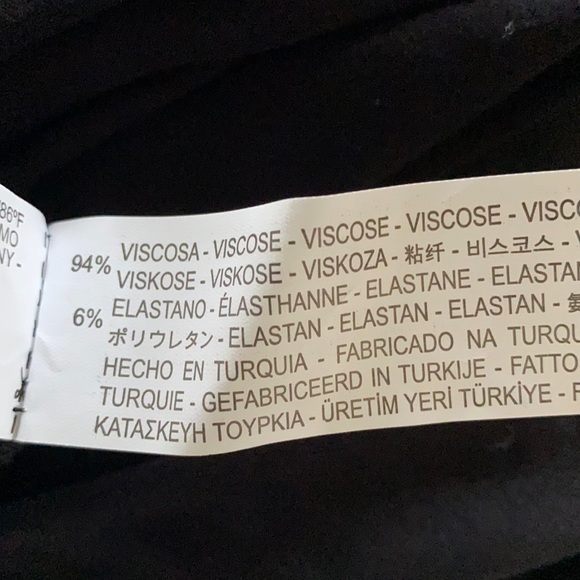 Zara Long Low Back Black Dress - Picture 5 of 5